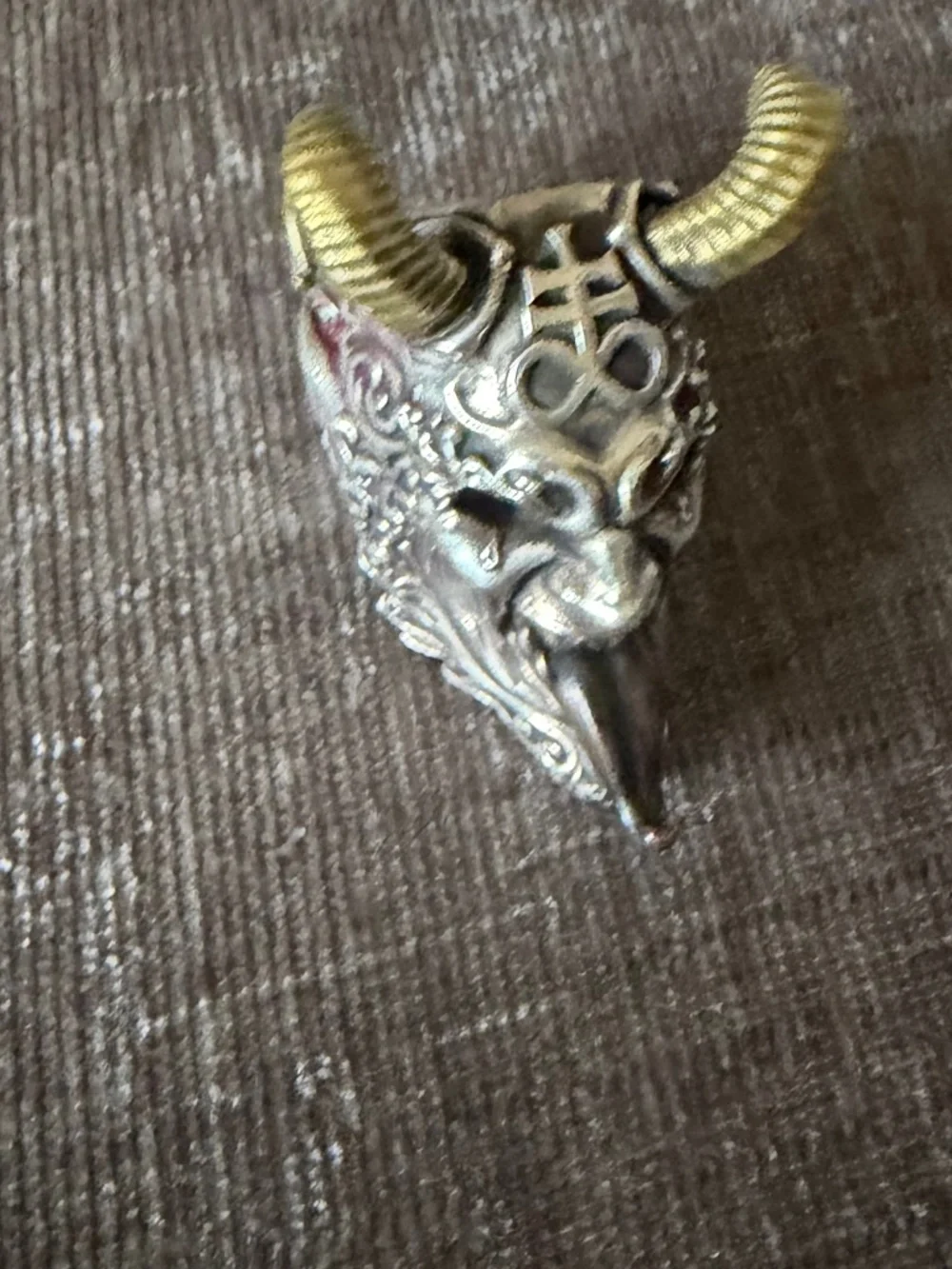 THE SOULLESS DEVIL LEVIATHAN RING by Mortis Ores